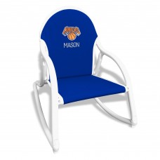 Royal New York Knicks Childrens Personalized Rocking Chair