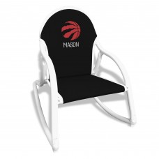 Black Toronto Raptors Childrens Personalized Rocking Chair