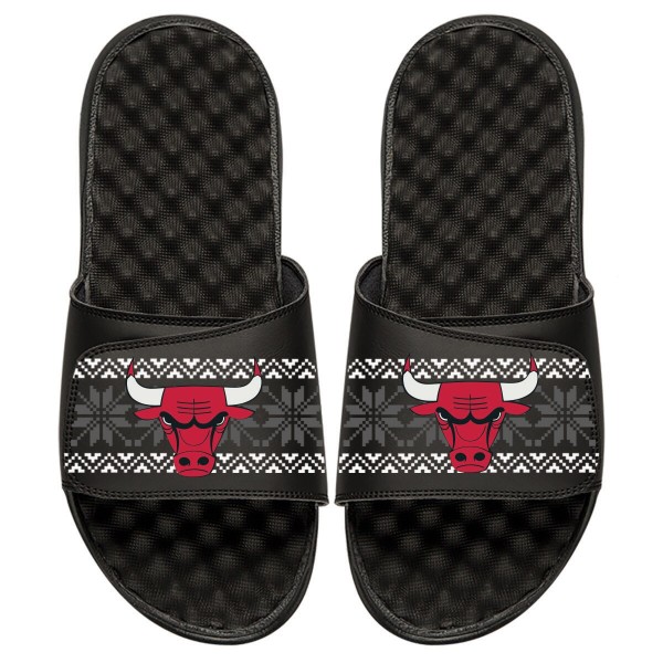 Шлепки Chicago Bulls ISlide Black Ugly Sweater