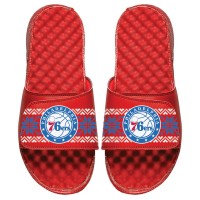 Шлепки Philadelphia 76ers ISlide Ugly Sweater - Red