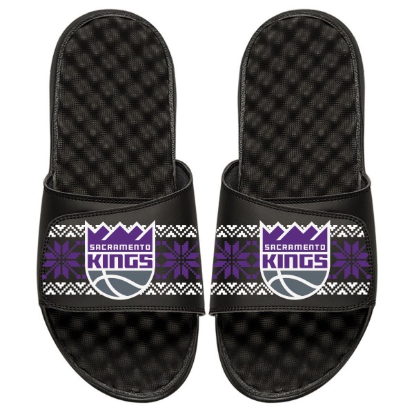 Шлепки Sacramento Kings ISlide Ugly Sweater - Black