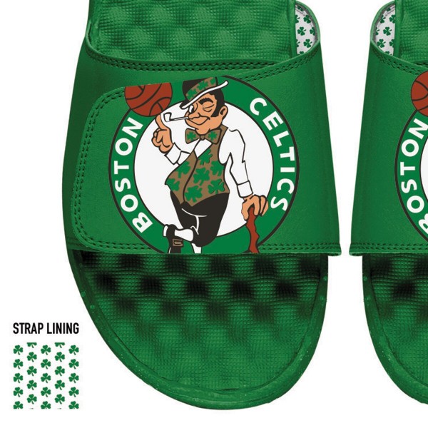 Шлепки Boston Celtics ISlide Primary Logo - Green