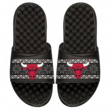 Детские шлепки Chicago Bulls ISlide Ugly Sweater - Black
