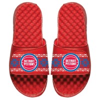 Детские шлепки Detroit Pistons ISlide Ugly Sweater - Red