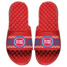 Детские шлепки Detroit Pistons ISlide Ugly Sweater - Red
