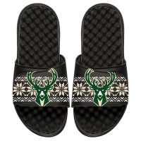 Детские шлепки Milwaukee Bucks ISlide Ugly Sweater - Black