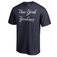 New York Yankees Navy Script Wordmark T-Shirt