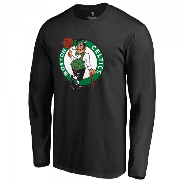 Футболка с длинным рукавом Jayson Tatum Boston Celtics Team Backer Name & Number - Black