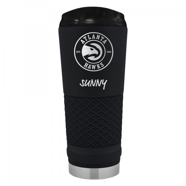 Atlanta Hawks Black 24oz. Personalized Stealth Draft Beverage Cup