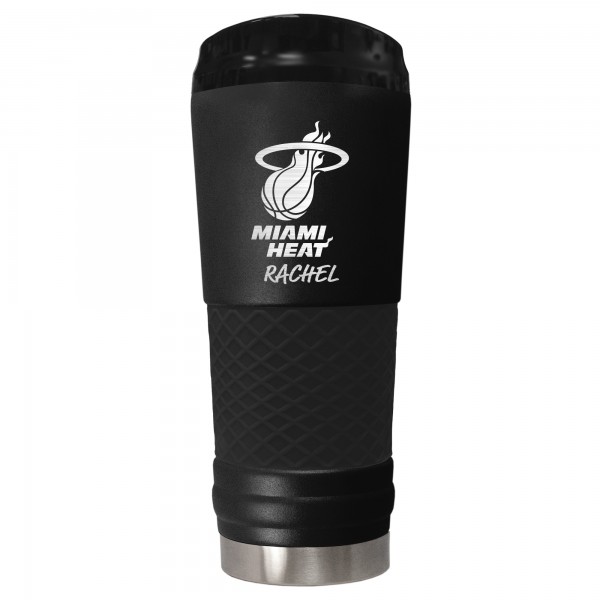 Именная кружка Miami Heat 24oz. Stealth Draft Beverage - Black