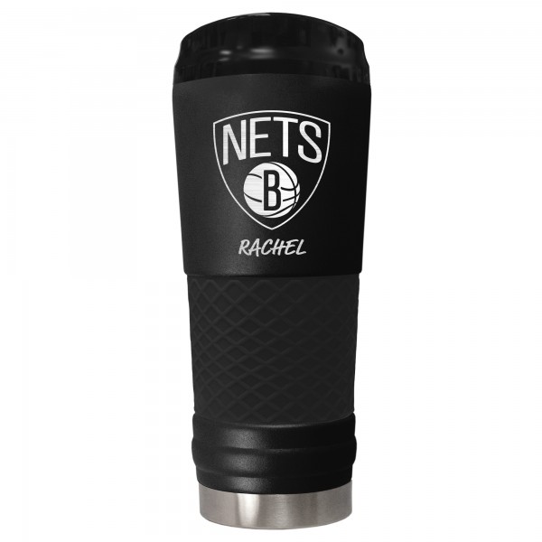 Brooklyn Nets 24oz. Personalized Stealth Draft Beverage Cup - Black