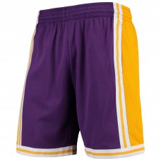 Шорты Los Angeles Lakers Mitchell & Ness Hardwood Classics Team Swingman - Purple