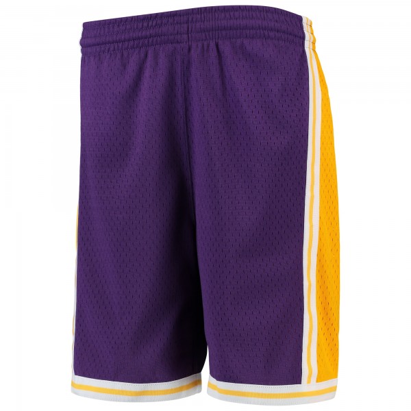 Детские шорты Los Angeles Lakers Mitchell & Ness Hardwood Classics Swingman - Purple - атрибутика NBA