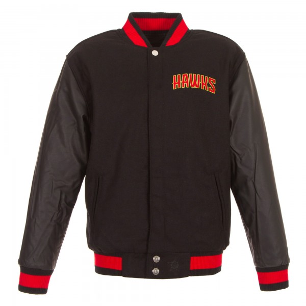 Куртка двусторонняя Atlanta Hawks JH Design - Black
