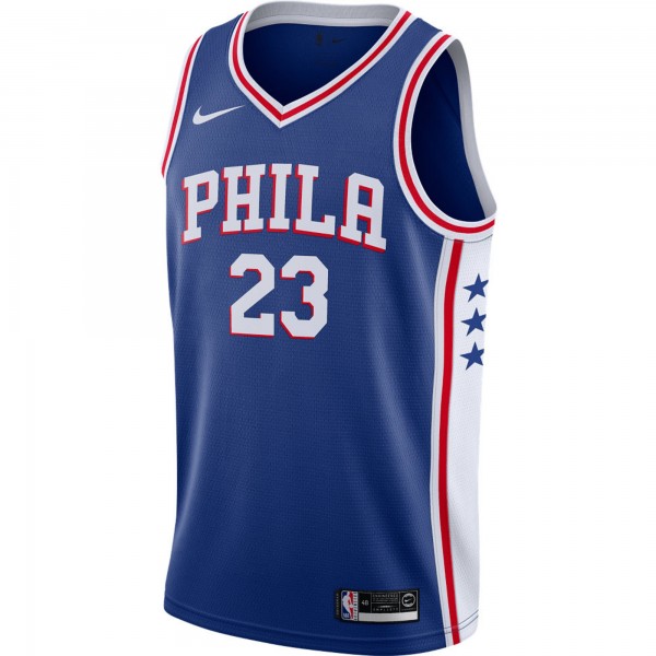 Детская игровая майка Jimmy Butler Philadelphia 76ers Nike Swingman Blue - Icon Edition - баскетбольная джерси NBA