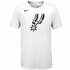 Детская футболка San Antonio Spurs Nike Earned Edition Logo Essential - White