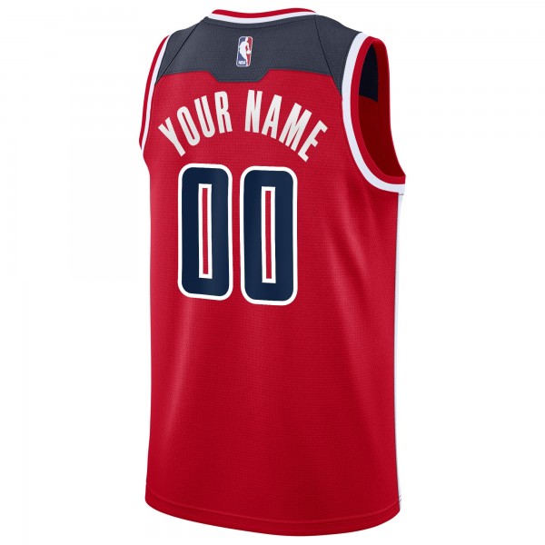 Игровая именная майка Washington Wizards Nike Swingman - Icon Edition - Red - личная джерси НБА