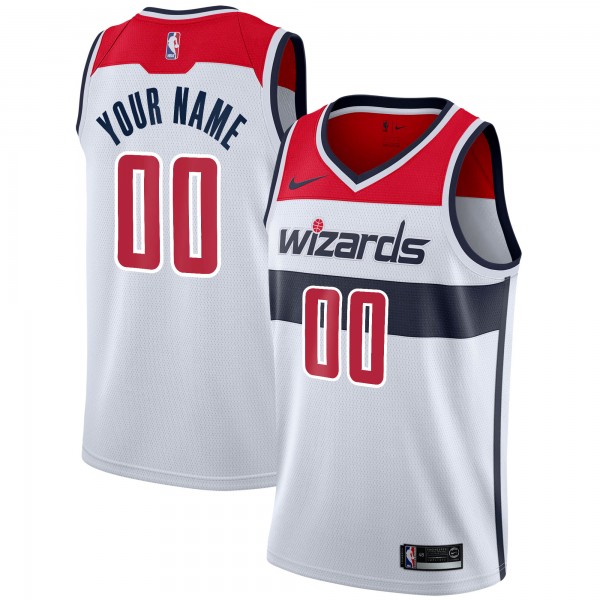Игровая именная майка Washington Wizards Nike Swingman - Association Edition - White - личная джерси НБА