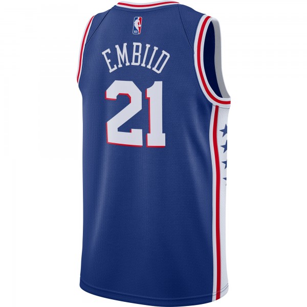 Игровая форма  Joel Embiid Philadelphia 76ers Nike 2019/2020 Swingman - Icon Edition - Royal