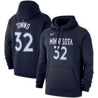 Толстовка с капюшоном Karl-Anthony Towns Minnesota Timberwolves Nike 2019/20 - Navy