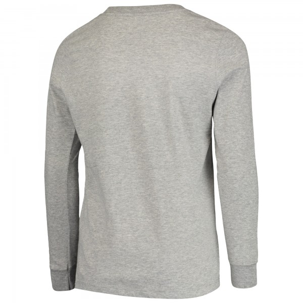 Детская футболка с длинным рукавом San Antonio Spurs Nike Mezzo Logo Performance - Heathered Gray