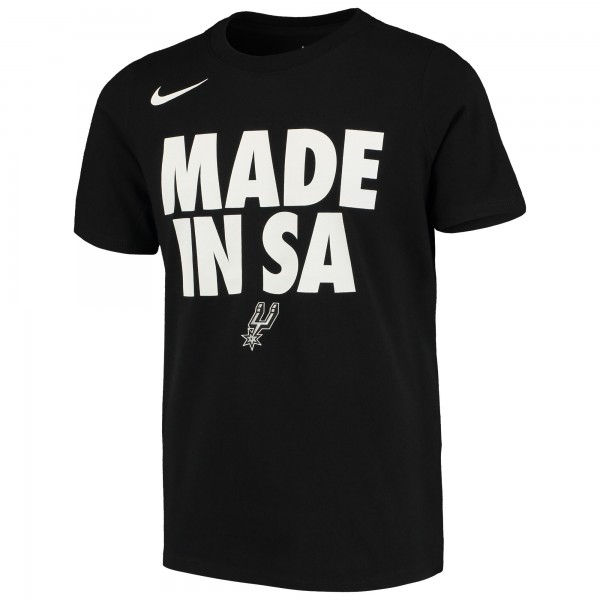 Детская футболка San Antonio Spurs Nike Team Attitude Performance Cotton - Black