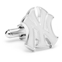 New York Yankees Silver Logo Cufflinks