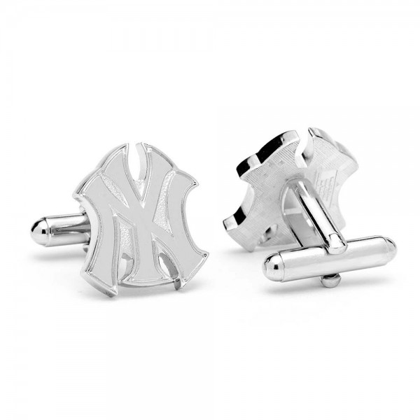New York Yankees Silver Logo Cufflinks