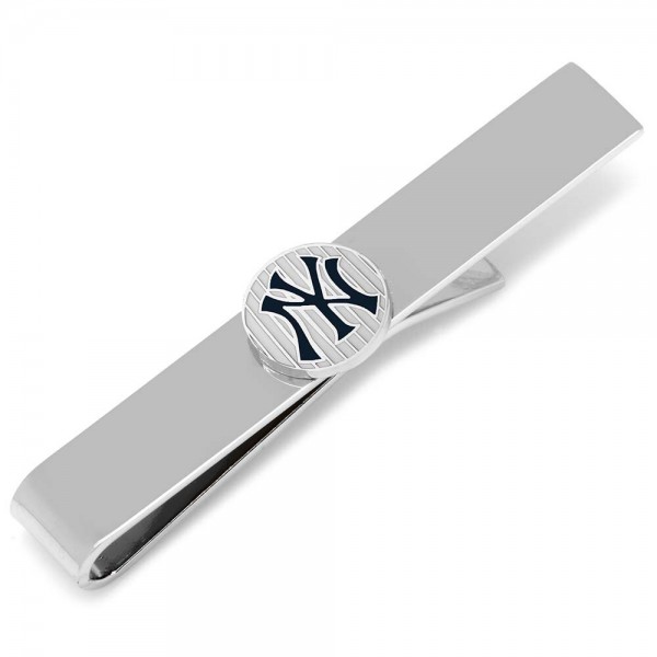 New York Yankees Gray Tie Bar