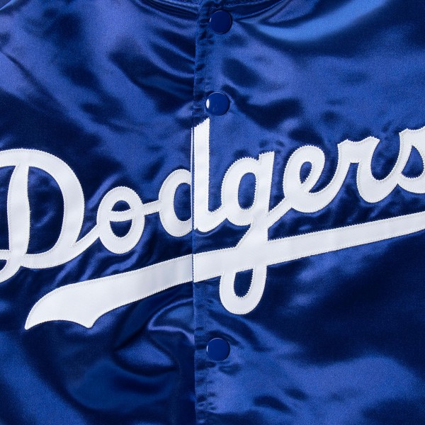 Куртка на кнопках Los Angeles Dodgers Mitchell & Ness Lightweight Satin - Royal