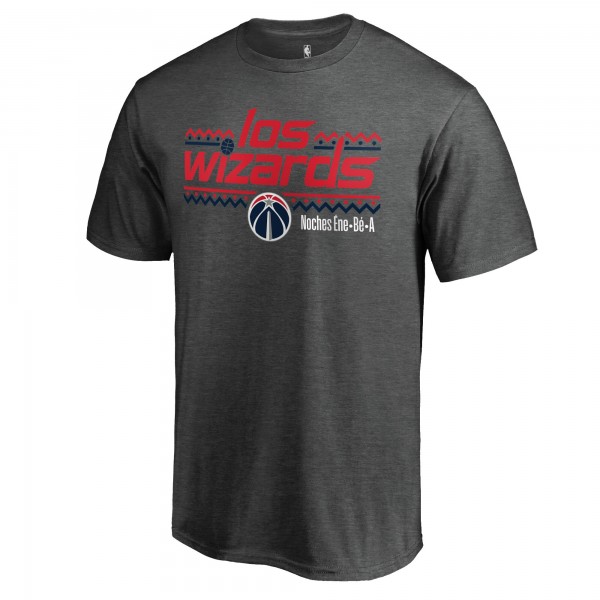 Футболка Washington Wizards Noches Ene-Be-A Wordmark - Heather Gray