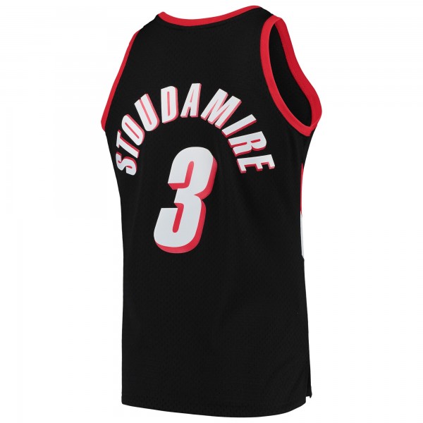 Игровая майка Damon Stoudamire Portland Trail Blazers Mitchell & Ness Hardwood Classics Swingman - Black - оригинальная джерси НБА
