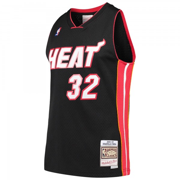 Игровая форма  Shaquille ONeal Miami Heat Mitchell & Ness Hardwood Classics Swingman - Black
