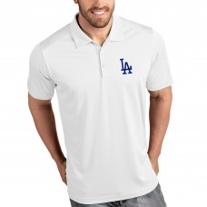 Los Angeles Dodgers Antigua White Tribute Polo