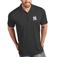 New York Yankees Antigua Gray Tribute Polo
