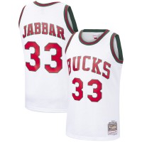 Игровая форма  Kareem Abdul-Jabbar Milwaukee Bucks Mitchell & Ness Hardwood Classics Swingman - White
