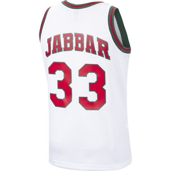 Игровая форма  Kareem Abdul-Jabbar Milwaukee Bucks Mitchell & Ness Hardwood Classics Swingman - White