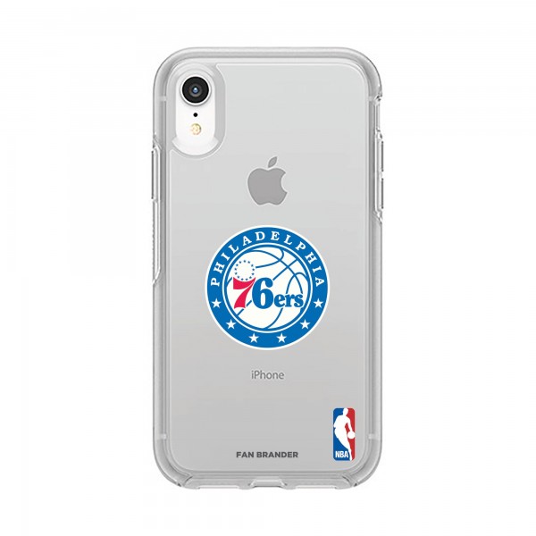 Чехол на iPhone Philadelphia 76ers OtterBox Clear Primary Logo