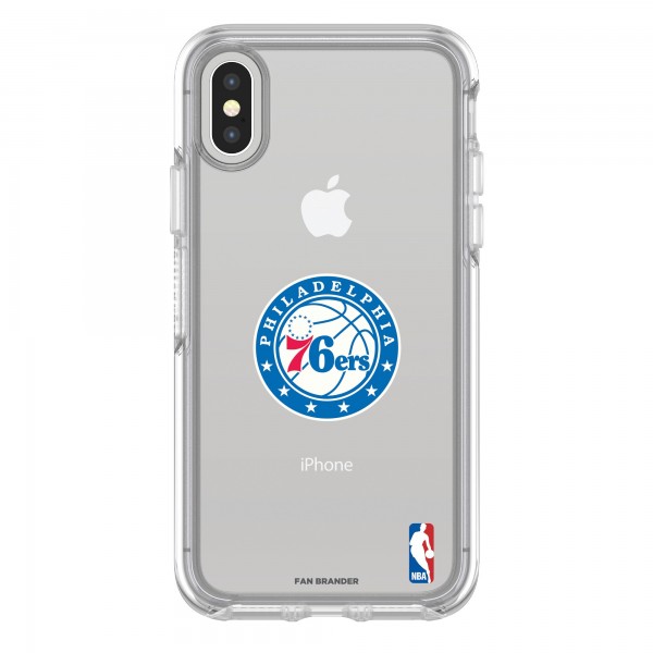 Чехол на iPhone Philadelphia 76ers OtterBox Clear Primary Logo