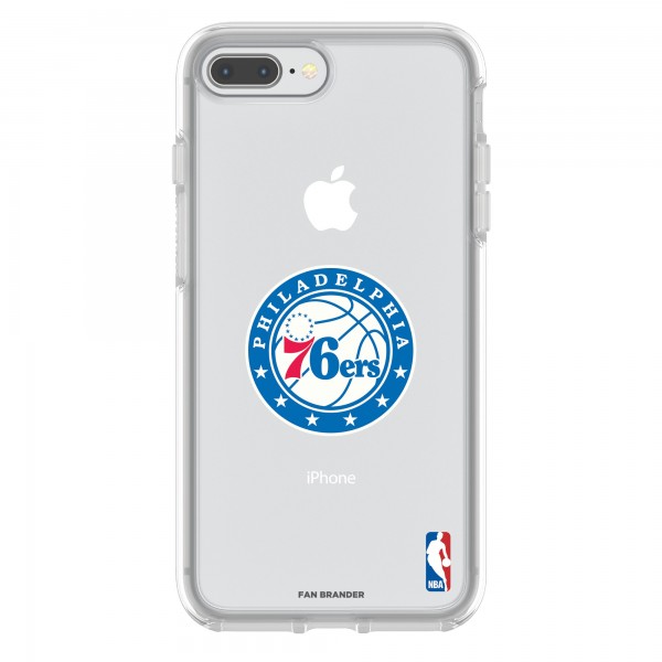 Чехол на iPhone Philadelphia 76ers OtterBox Clear Primary Logo