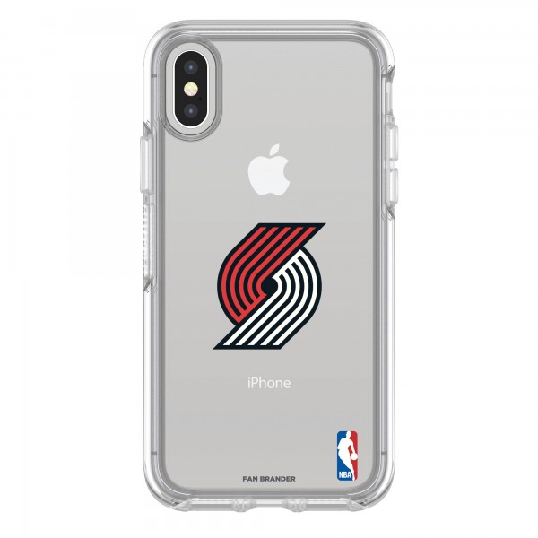 Чехол на iPhone Portland Trail Blazers OtterBox Clear Primary Logo