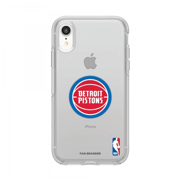 Чехол на телефон Detroit Pistons OtterBox Clear Primary Logo iPhone