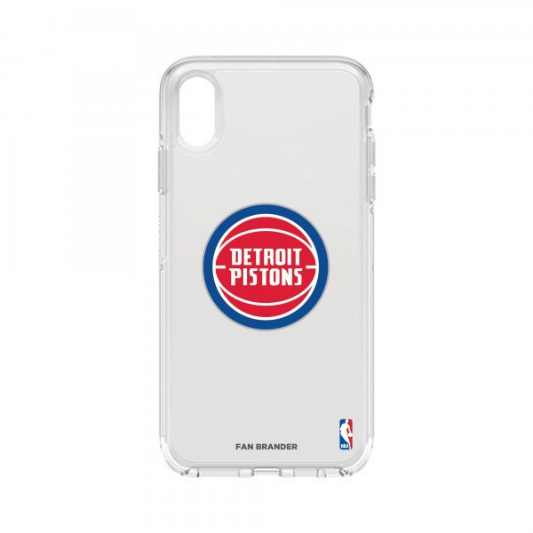 Чехол на телефон Detroit Pistons OtterBox Clear Primary Logo iPhone
