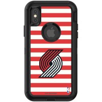 Чехол на iPhone Portland Trail Blazers OtterBox Defender Striped Design