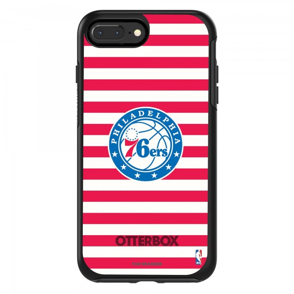 Чехол на iPhone Philadelphia 76ers OtterBox Symmetry Striped Design