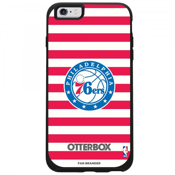 Чехол на iPhone Philadelphia 76ers OtterBox Symmetry Striped Design