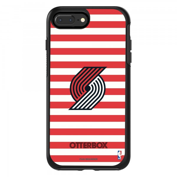 Чехол на iPhone Portland Trail Blazers OtterBox Symmetry Striped Design