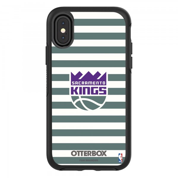 Чехол на iPhone Sacramento Kings OtterBox Symmetry Striped Design