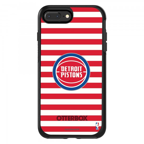 Чехол на телефон Detroit Pistons OtterBox iPhone Symmetry Striped Design