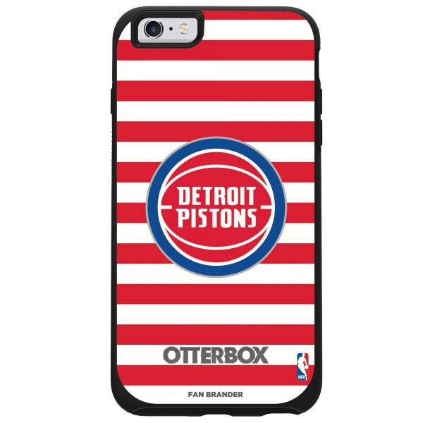 Чехол на телефон Detroit Pistons OtterBox iPhone Symmetry Striped Design